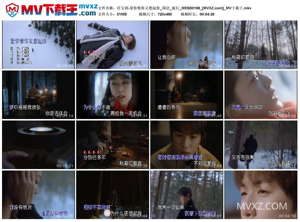 任宝利-爱你恨你又想起你_国语_流行_MEB00198